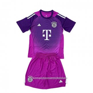 Camisola Bayern de Munique Goleiro 2025-2026 Crianca Purpura
