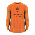 Camisola Inter de Milao Goleiro 2025-2026 Manga Comprida Laranja