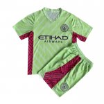 Camisola Manchester City Goleiro 2023-2024 Crianca Verde