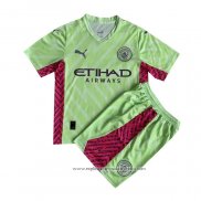 Camisola Manchester City Goleiro 2023-2024 Crianca Verde