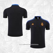 Camisola Polo del Real Madrid 2022-2023 Preto y Azul