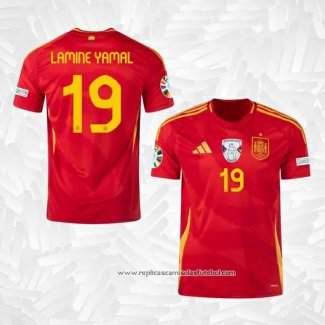 Camisola 1º Espanha Jogador Lamine Yamal 2024