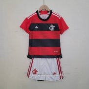 Camisola 1º Flamengo 2023 Crianca