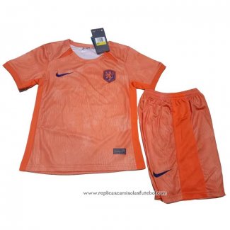 Camisola 1º Holanda 2023 Crianca