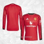 Camisola 1º Manchester United 2025-2026 Manga Comprida