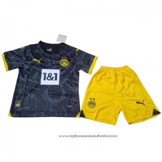 Camisola 2º Dortmund 2023-2024 Crianca