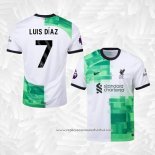 Camisola 2º Liverpool Jogador Luis Diaz 2023-2024