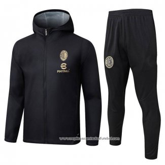 Chandal de Corta-vento do AC Milao 2025-2026 Preto