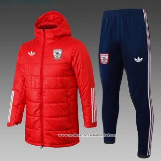 Conjunto de Agasalho Arsenal 2025-2026 Vermelho