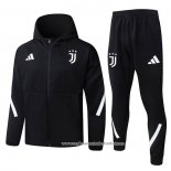 Fato de Treino Hoodie Juventus 2025-2026 Preto