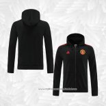 Jaqueta Hoodie Manchester United 2022-2023 Preto