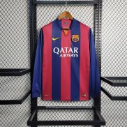 Retro Camisola 1º Barcelona 2014-2015 Manga Comprida