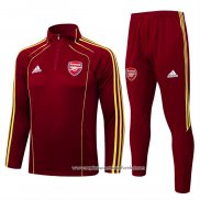 Sueter de Treinamento Arsenal 2025-2026 Crianca Vermelho Amarelo