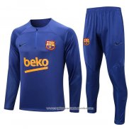 Sueter de Treinamento Barcelona 2022-2023 Azul