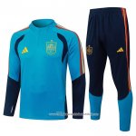 Sueter de Treinamento Espanha 2026-2027 Crianca Azul