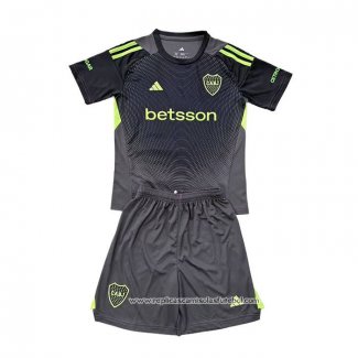 Camisola Boca Juniors Goleiro 2025 Crianca Preto