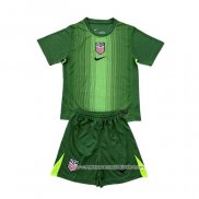 Camisola Estados Unidos Goleiro 2025 Crianca Verde
