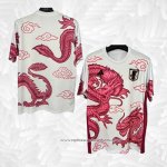 Camisola Japao Dragon 2025-2026 Branco Vermelho Tailandia