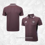 Camisola Polo del Manchester United 2025-2026 Brown