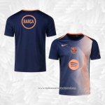 Camisola Pre Match del Barcelona 2025-2026 Azul Laranja