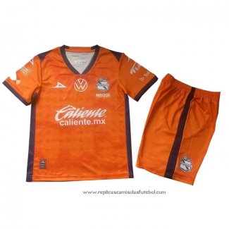 Camisola Puebla Goleiro 2025-2026 Crianca Laranja