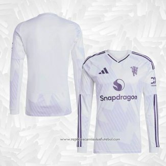 Camisola 2º Manchester United 2025-2026 Manga Comprida
