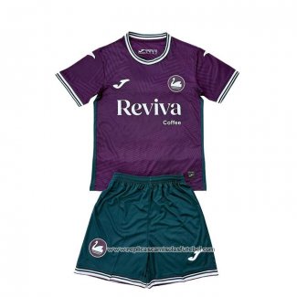 Camisola 2º Swansea City 2025-2026 Crianca