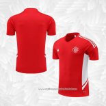 Camisola de Treinamento Manchester United 2022-2023 Vermelho