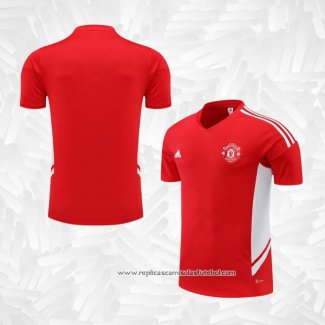 Camisola de Treinamento Manchester United 2022-2023 Vermelho