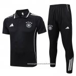 Conjunto Polo del Alemanha 2025-2026 Preto