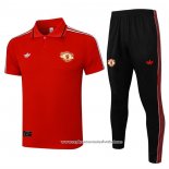 Conjunto Polo del Manchester United 2025-2026 Vermelho