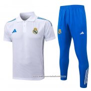 Conjunto Polo del Real Madrid 2025-2026 Azul Branco