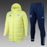 Conjunto de Agasalho Arsenal 2025-2026 Amarelo