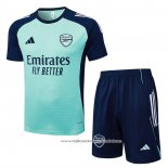 Fato de Treino Arsenal 2025-2026 Manga Curta Verde - Calcas Curta