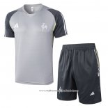 Fato de Treino Atletico Mineiro 2024-2025 Manga Curta Cinza - Calcas Curta