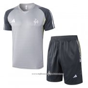 Fato de Treino Atletico Mineiro 2024-2025 Manga Curta Cinza - Calcas Curta