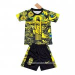 Camisola Brasil Jesus 2024-2025 Crianca Amarelo