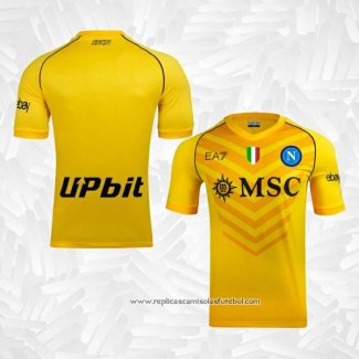 Camisola Naples Goleiro 2023-2024 Amarelo Tailandia