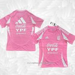 Camisola Pre Match del Argentina 2025 Rosa