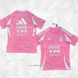 Camisola Pre Match del Argentina 2025 Rosa