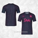 Camisola Pre Match del Everton 2025-2026 Azul Rosa