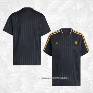 Camisola Pre Match del Manchester United 2025-2026 Preto