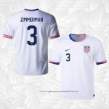 Camisola 1º Estados Unidos Jogador Zimmerman 2024
