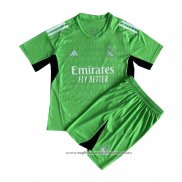 Camisola Real Madrid Goleiro 2023-2024 Crianca Verde
