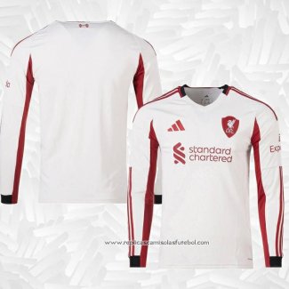 Camisola 2º Liverpool 2025-2026 Manga Comprida