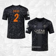 Camisola 3º Paris Saint-Germain Jogador Hakimi 2023-2024