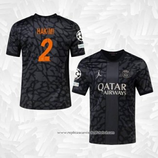 Camisola 3º Paris Saint-Germain Jogador Hakimi 2023-2024