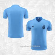 Camisola de Treinamento Argentina 2023-2024 Azul Oscuro