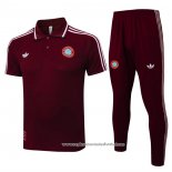Conjunto Polo del Bayern de Munique 2025-2026 Vermelho