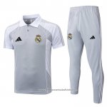 Conjunto Polo del Real Madrid 2025-2026 Cinza